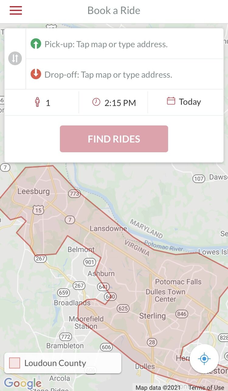 Loudoun County Transit app